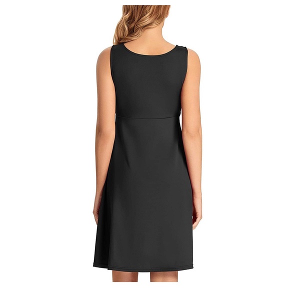 NWT Size M Little Black Maternity V Neck Tank Dress Sleeveless ❤️ - Picture 4 of 5